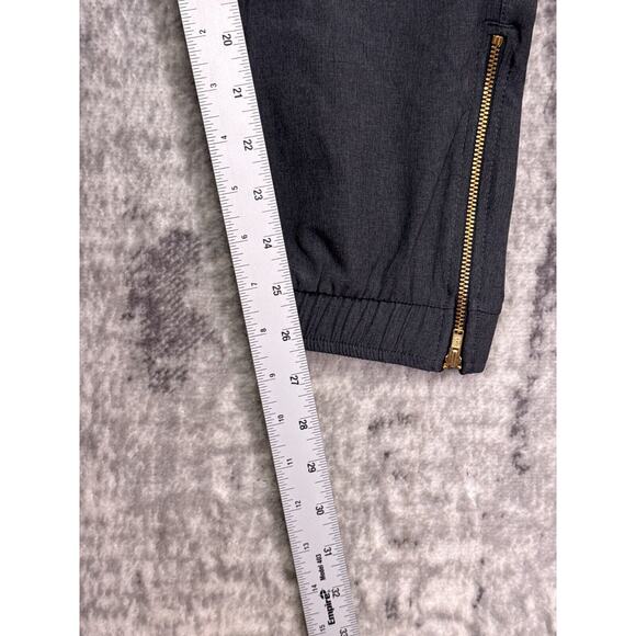 Albion Pants Medium Womens Jetsetters High Rise Zip Ankle Jogger Gray - Picture 5 of 6